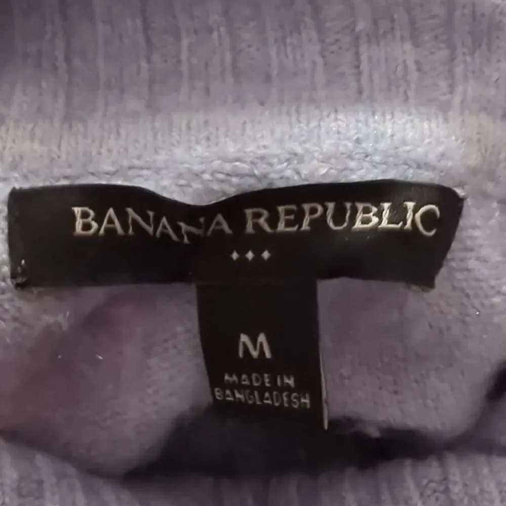 Banana Republic Factory Blue Sweater Turtleneck